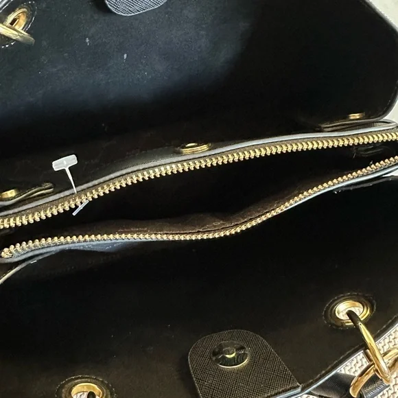 ALDO Elegant Black Tote with Gold Accents - Picture 11 of 12